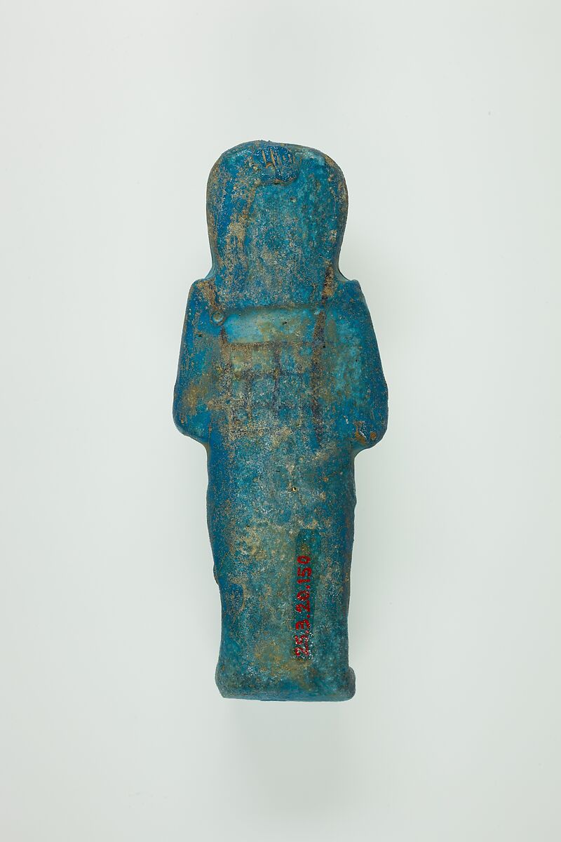 Worker Shabti of Henettawy (C), Daughter of Isetemkheb, Faience