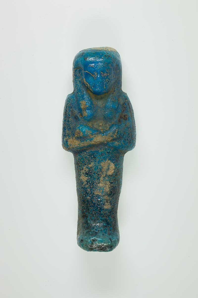 Worker Shabti of Henettawy (C), Daughter of Isetemkheb, Faience 