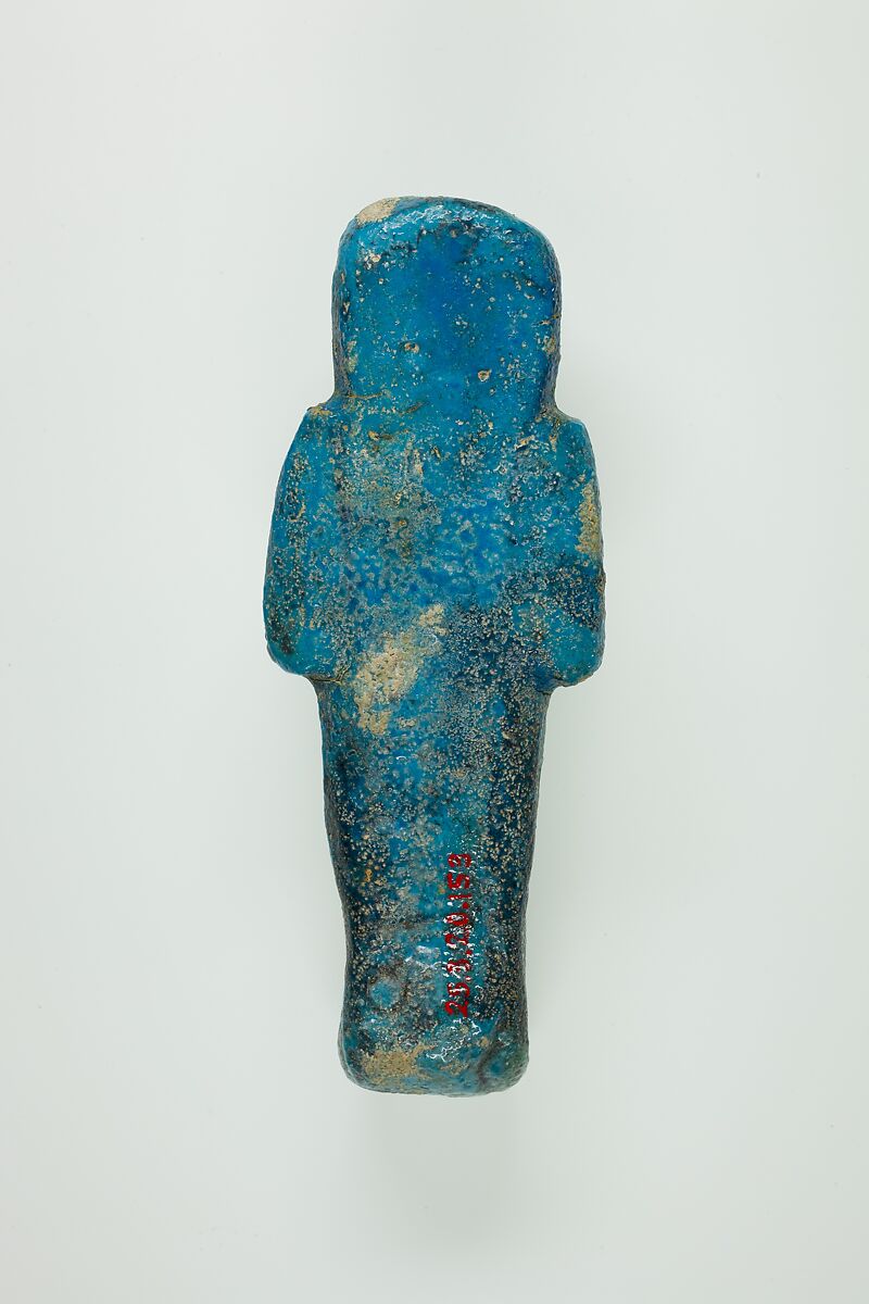 Worker Shabti of Henettawy (C), Daughter of Isetemkheb, Faience