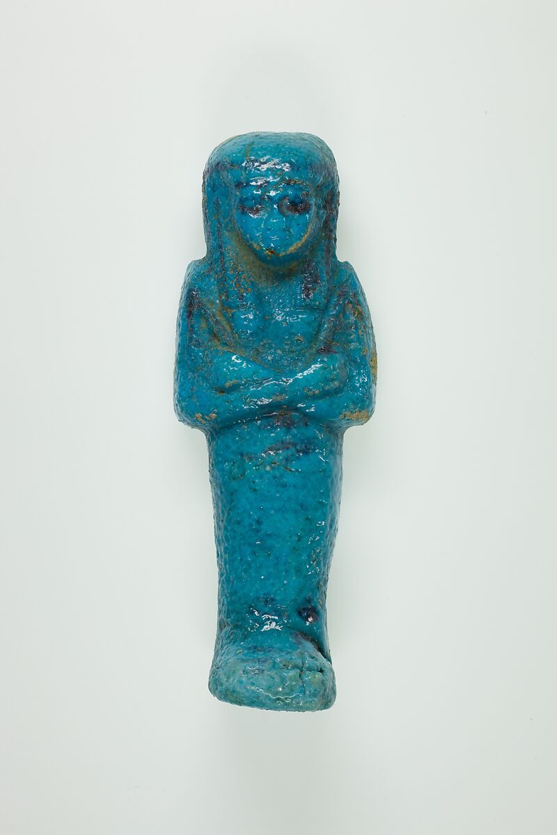 Worker Shabti of Henettawy (C), Daughter of Isetemkheb, Faience 