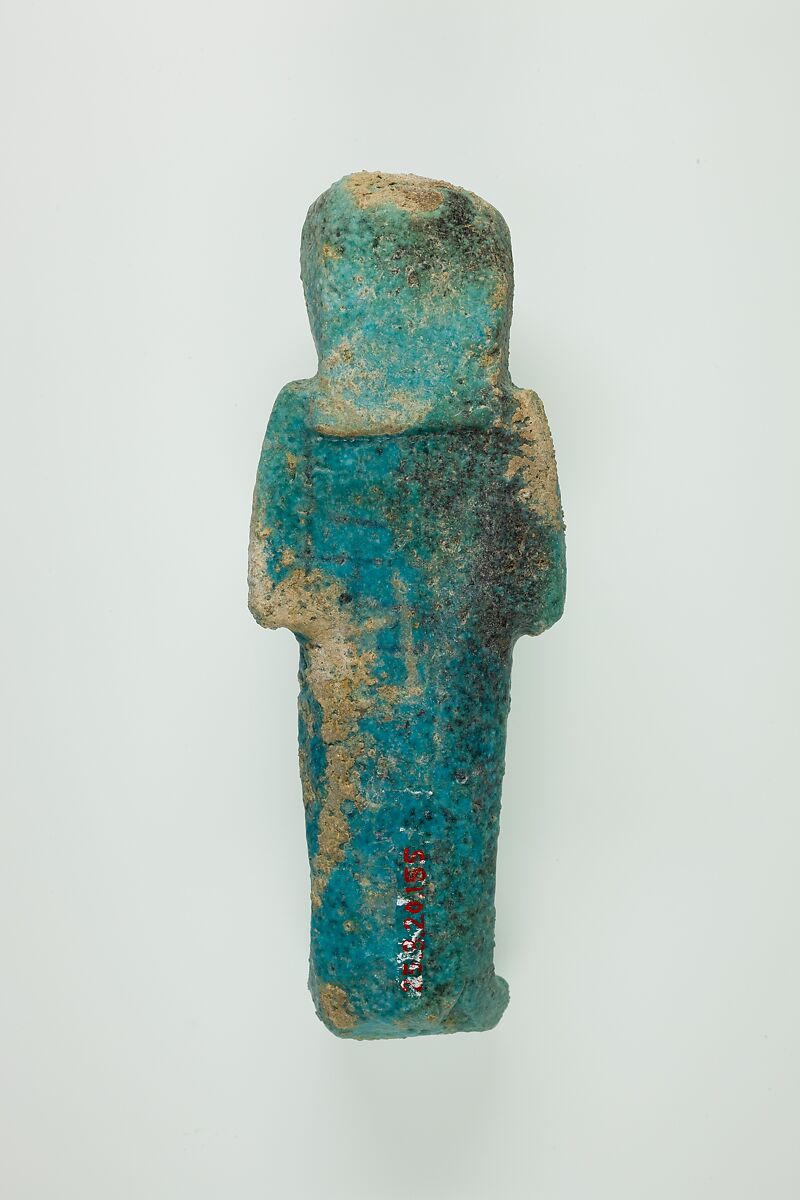 Worker Shabti of Henettawy (C), Daughter of Isetemkheb, Faience