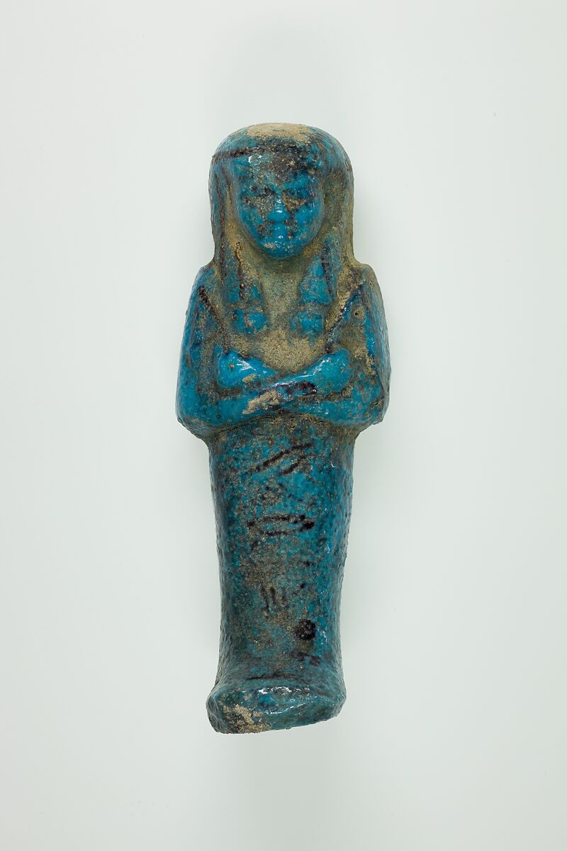 Worker Shabti of Henettawy (C), Daughter of Isetemkheb, Faience 