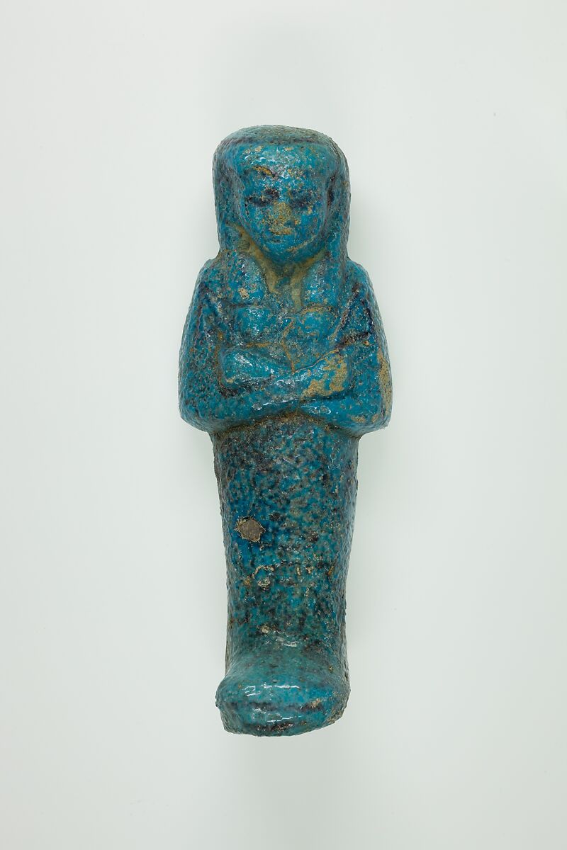 Worker Shabti of Henettawy (C), Daughter of Isetemkheb, Faience 