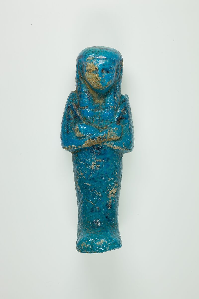Worker Shabti of Henettawy (C), Daughter of Isetemkheb, Faience 