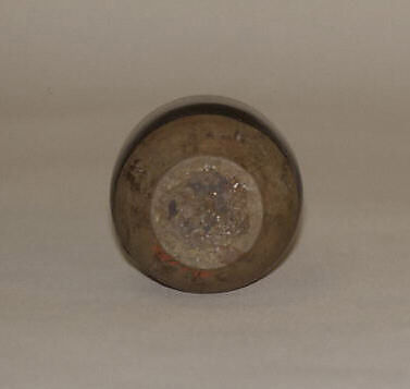 Tea Jar, Clay covered with a blue glaze (Seto ware), Japan