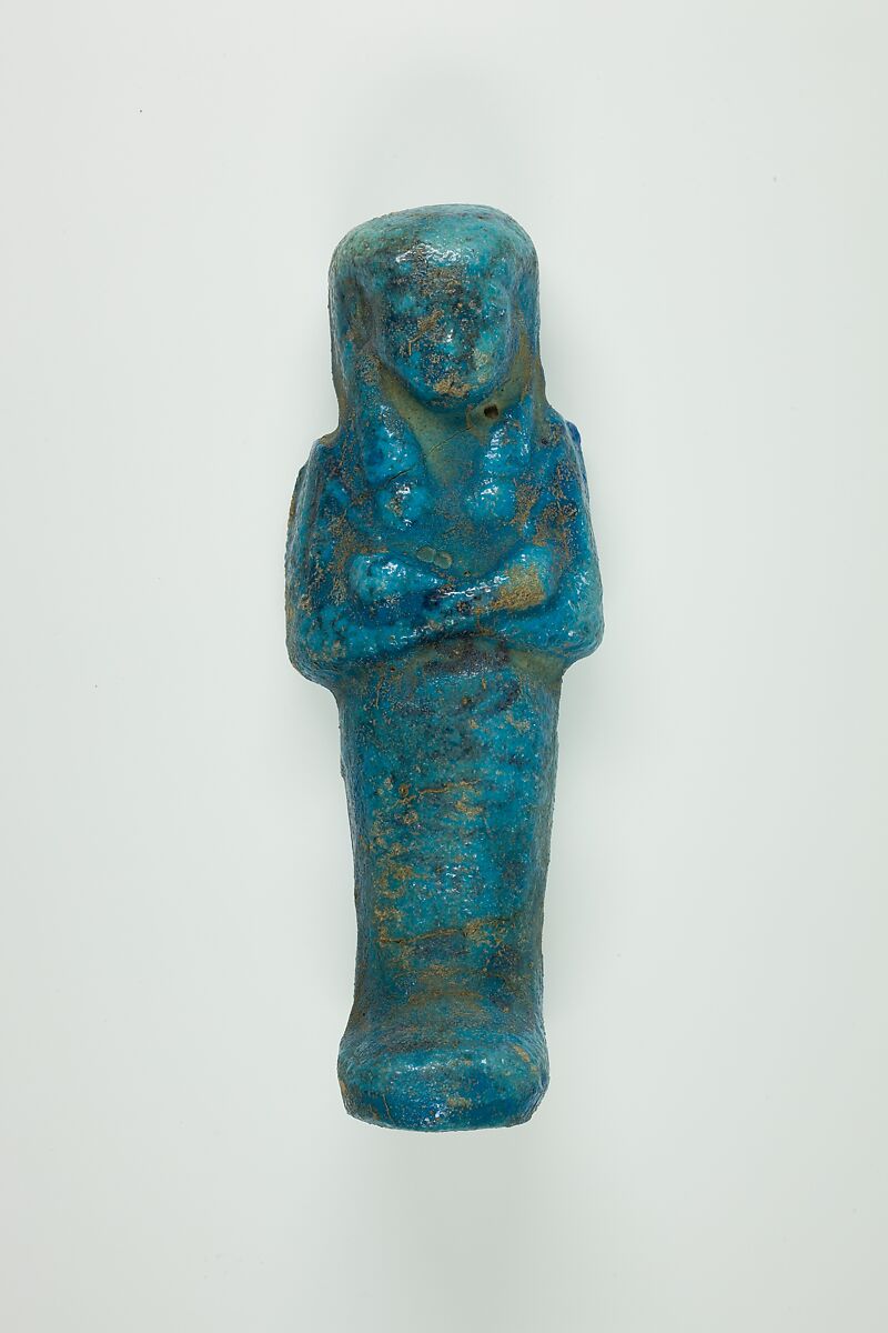 Worker Shabti of Henettawy (C), Daughter of Isetemkheb, Faience 
