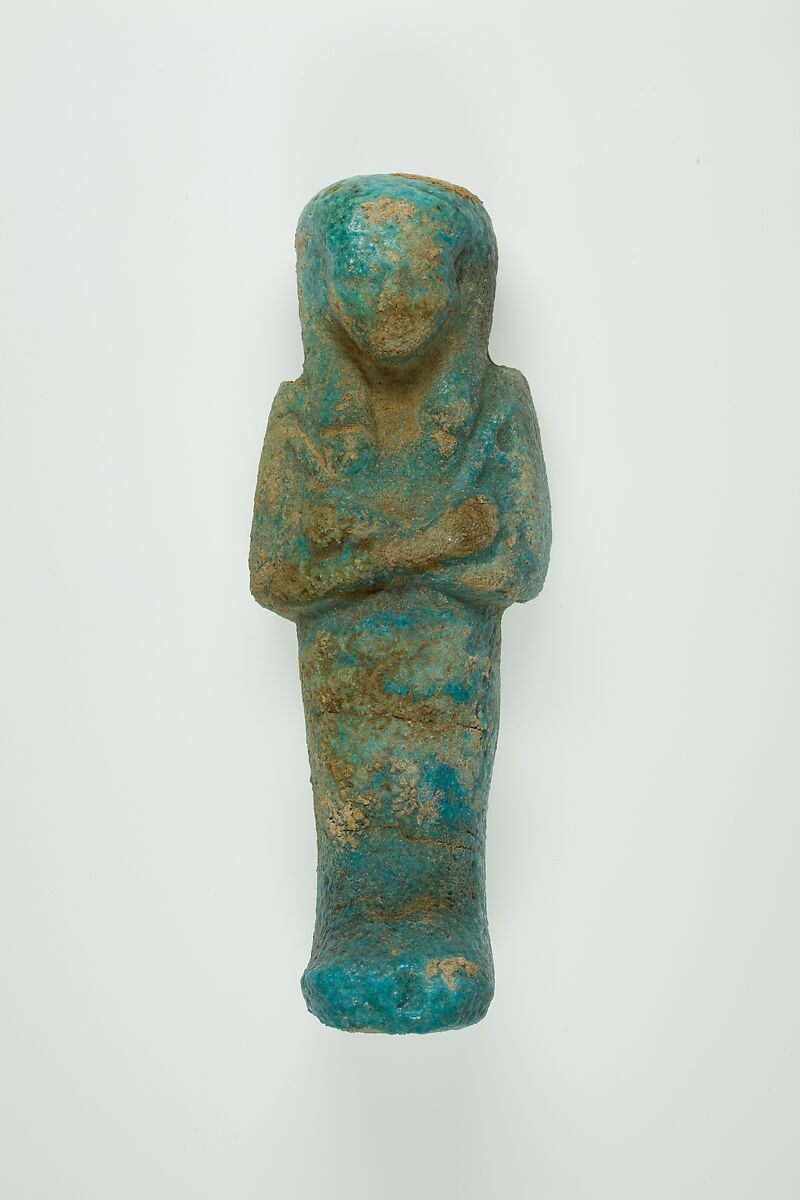 Worker Shabti of Henettawy (C), Daughter of Isetemkheb, Faience 