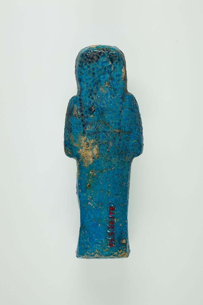 Worker Shabti of Henettawy (C), Daughter of Isetemkheb, Faience