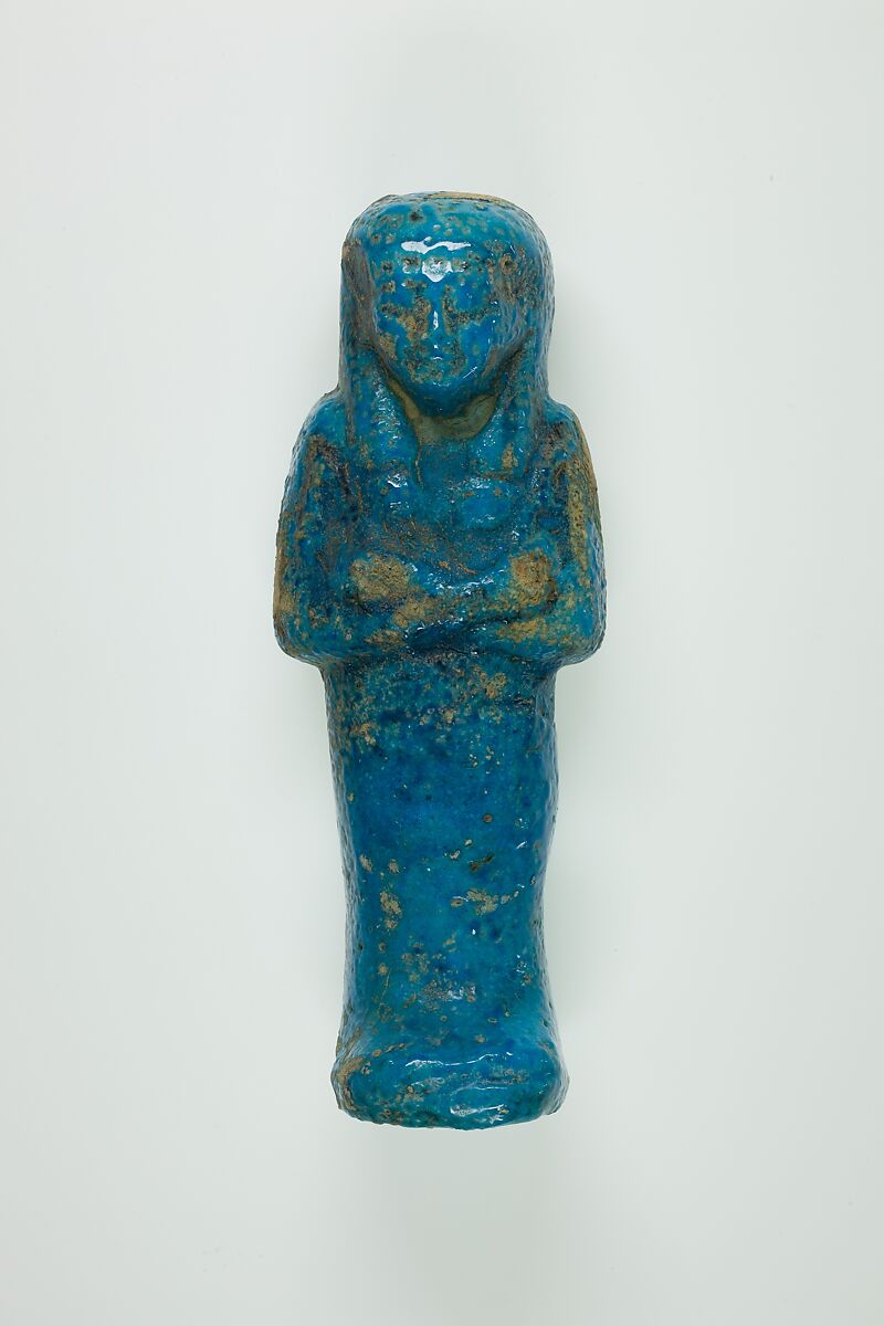 Worker Shabti of Henettawy (C), Daughter of Isetemkheb, Faience 