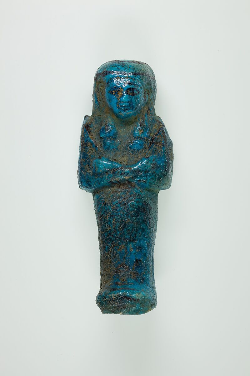 Worker Shabti of Henettawy (C), Daughter of Isetemkheb, Faience 