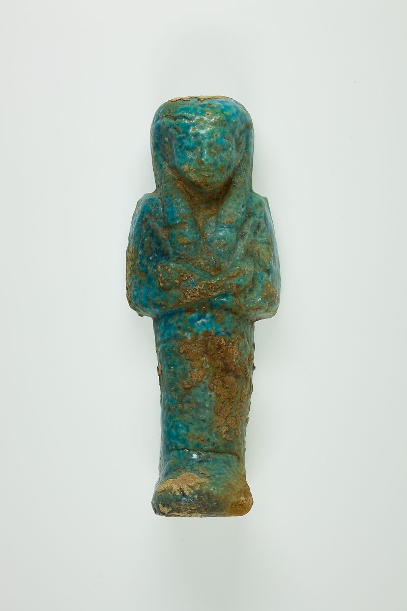 Worker Shabti of Henettawy (C), Daughter of Isetemkheb, Faience 