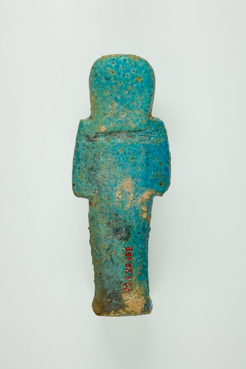 Worker Shabti of Henettawy (C), Daughter of Isetemkheb, Faience
