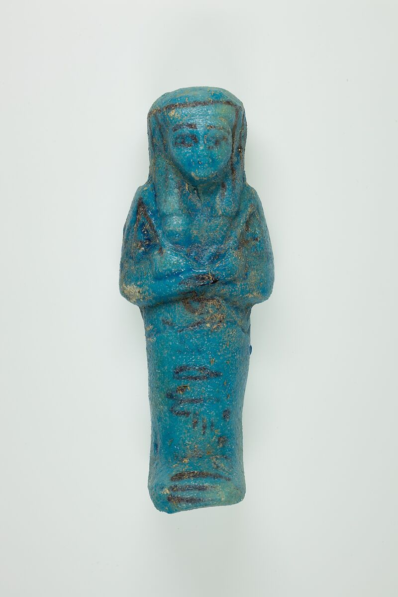 Worker Shabti of Henettawy (C), Daughter of Isetemkheb, Faience 