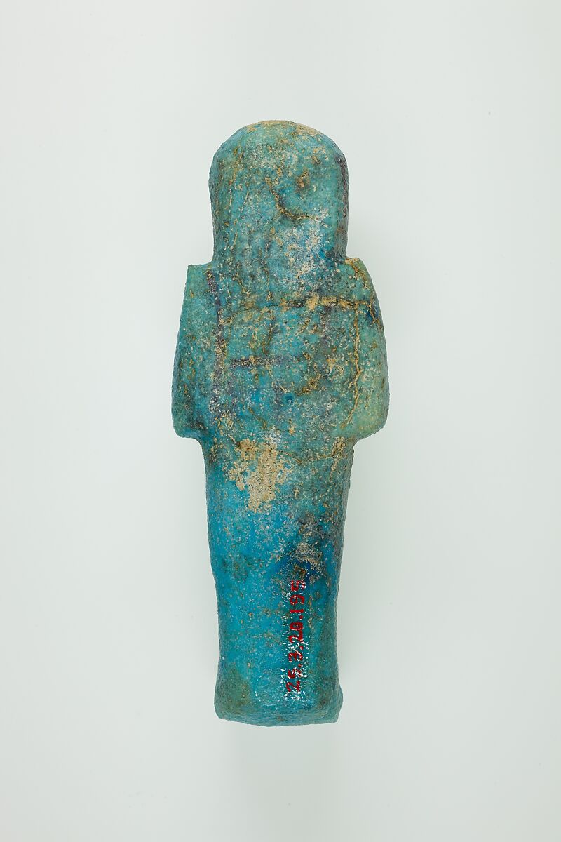Worker Shabti of Henettawy (C), Daughter of Isetemkheb, Faience