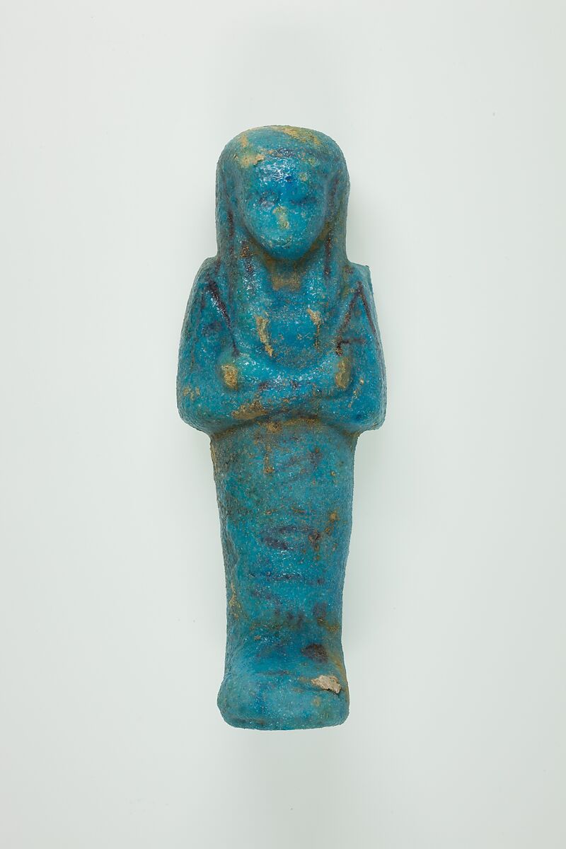 Worker Shabti of Henettawy (C), Daughter of Isetemkheb, Faience 