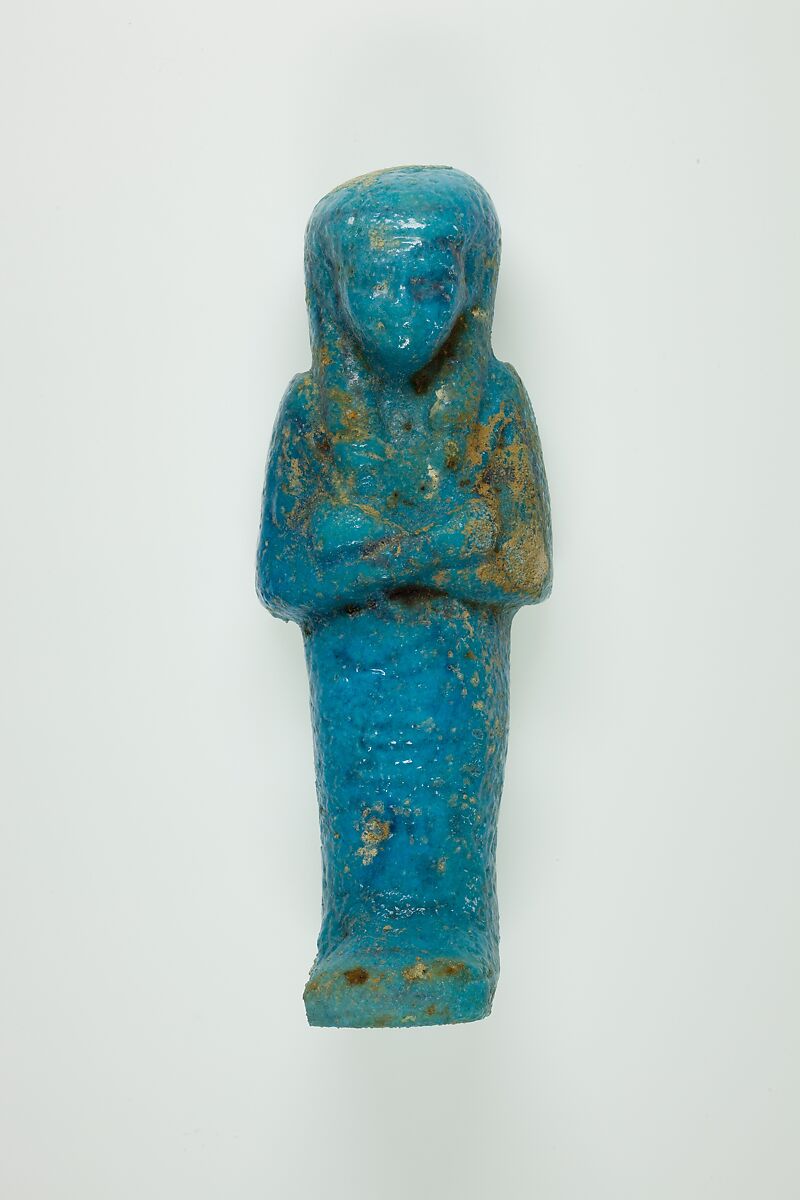 Worker Shabti of Henettawy (C), Daughter of Isetemkheb, Faience 