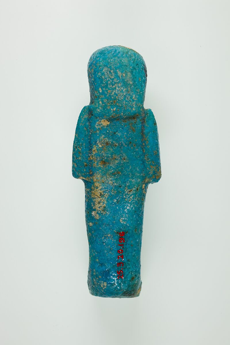 Worker Shabti of Henettawy (C), Daughter of Isetemkheb, Faience