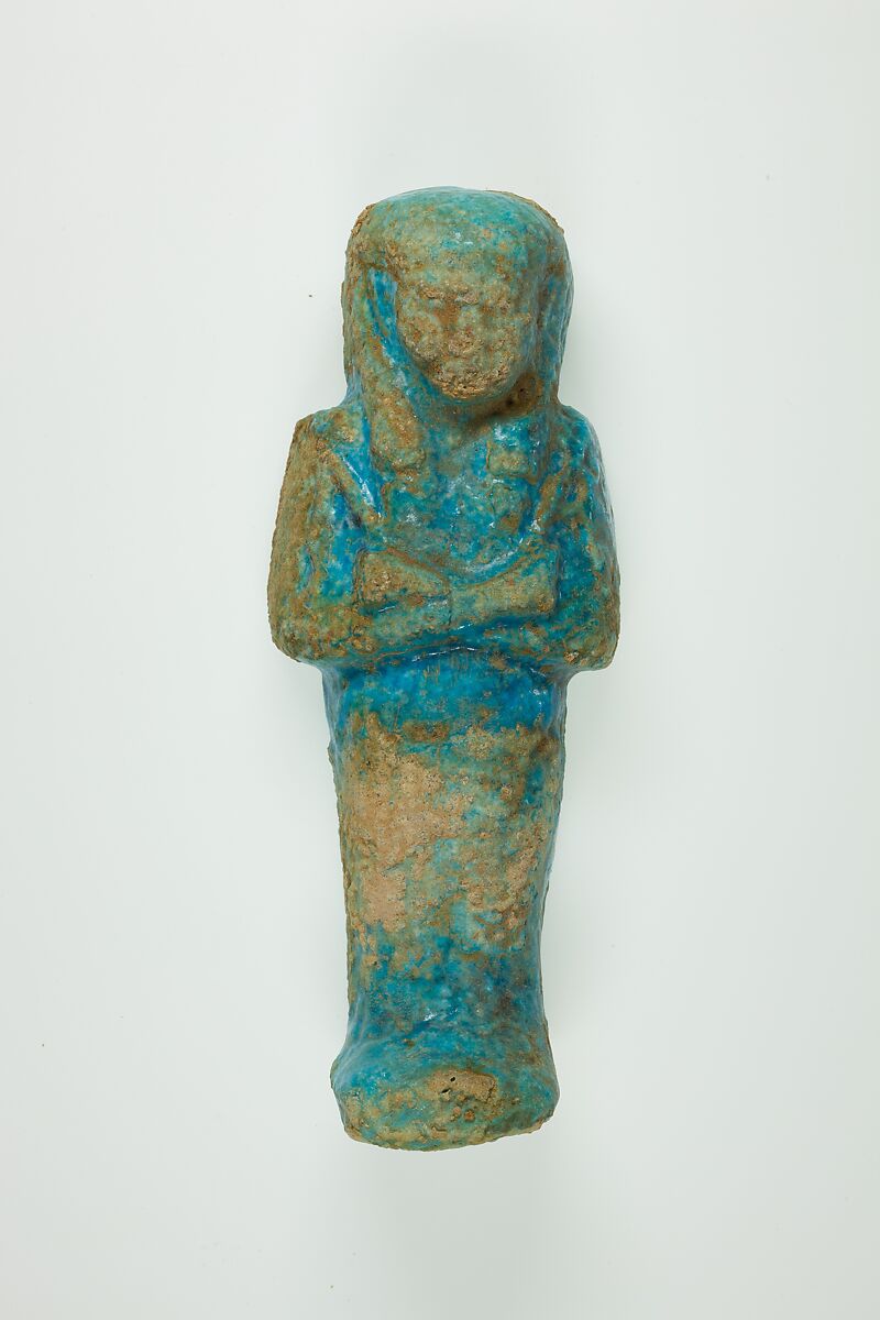 Worker Shabti of Henettawy (C), Daughter of Isetemkheb, Faience 