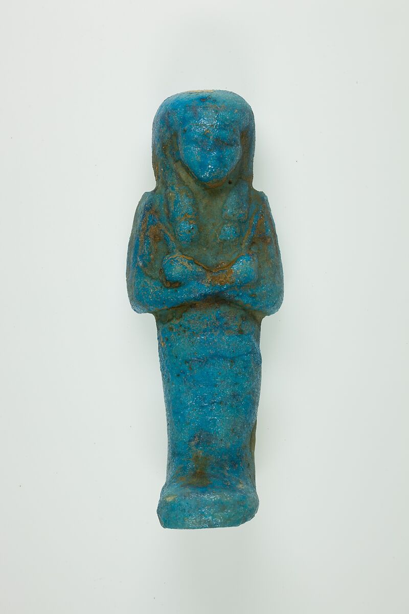 Worker Shabti of Henettawy (C), Daughter of Isetemkheb, Faience 