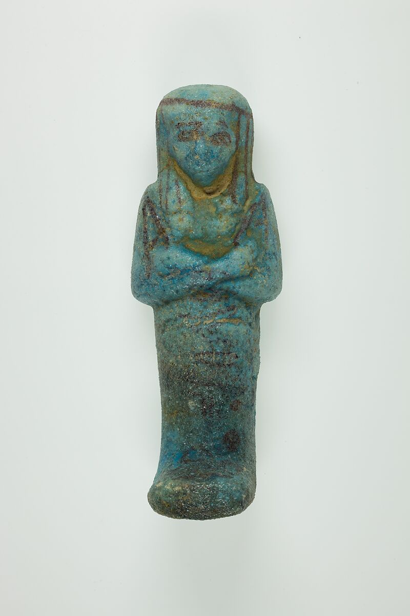 Worker Shabti of Henettawy (C), Daughter of Isetemkheb, Faience 