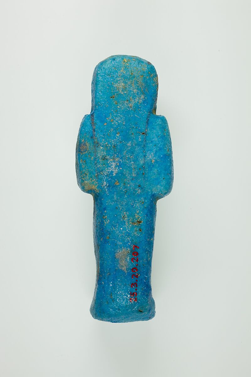 Worker Shabti of Henettawy (C), Daughter of Isetemkheb, Faience