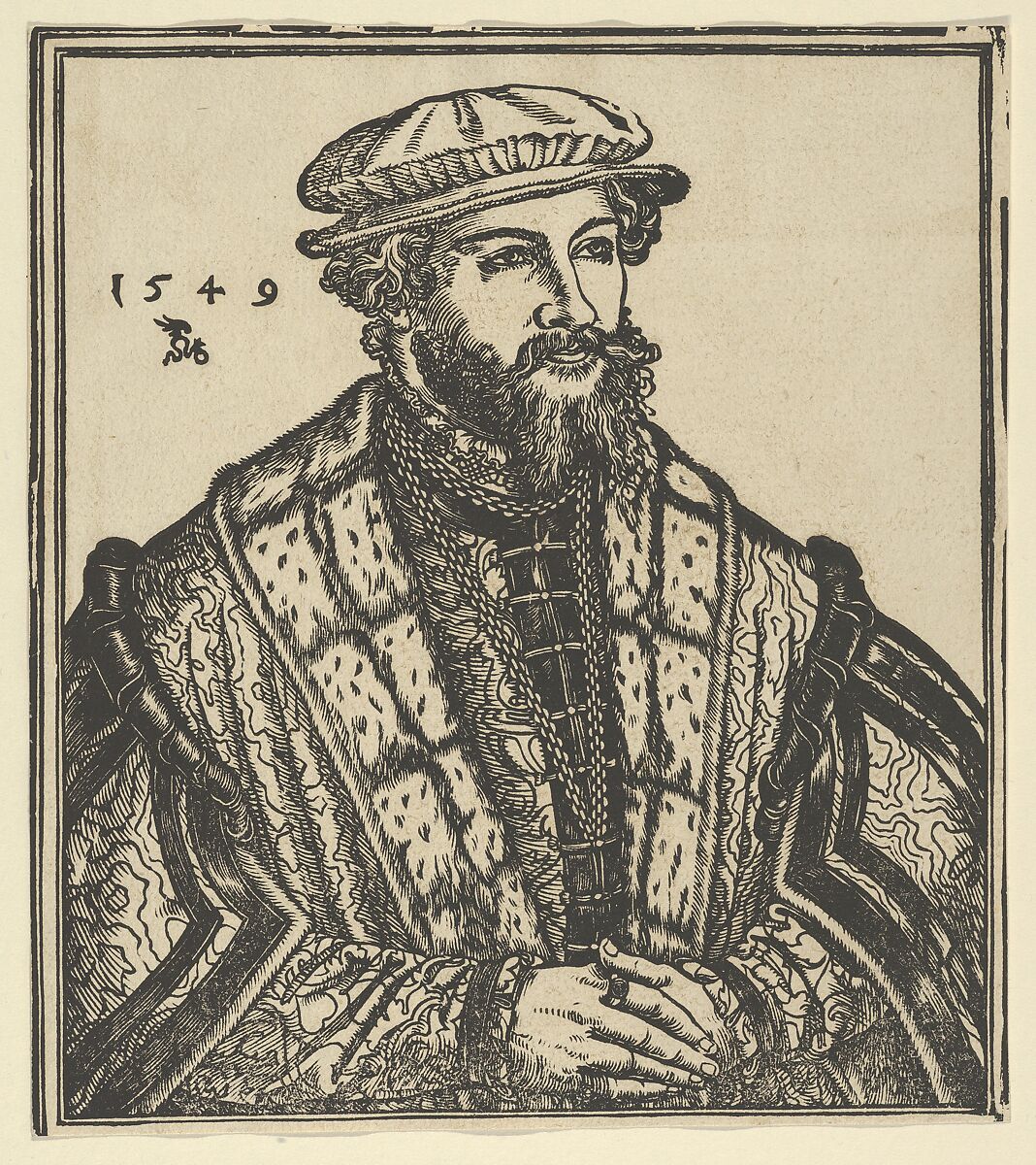 Dr. Christian Bruck, called Pontanus, Lucas Cranach the Younger (German, Wittenberg 1515–1586 Wittenberg), Woodcut 