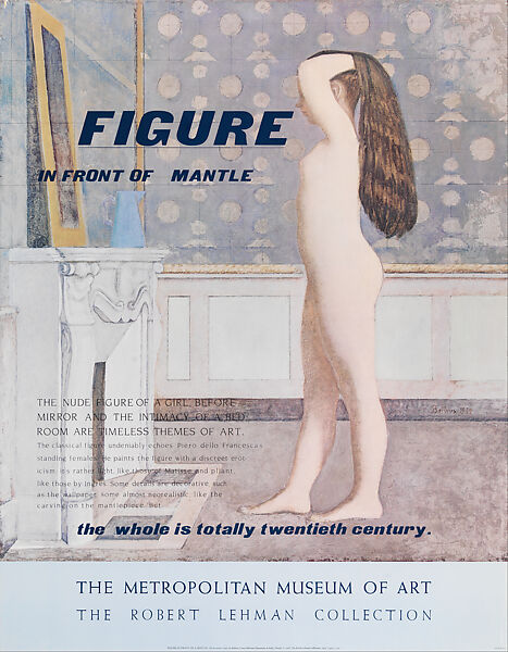 Four Posters: Figure in Front of Mantel, Andrea Fraser (American, born Billings, Montana, 1965), Screenprint on poster 