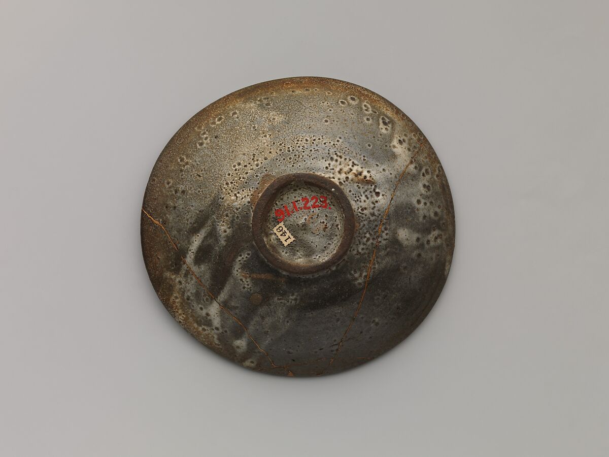 Shallow Bowl, Pottery with inlaid designs, covered with a transparent glaze (Karatsu ware, Mishima type), Japan