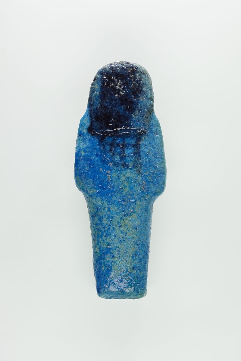 Worker Shabti of Nauny, Faience