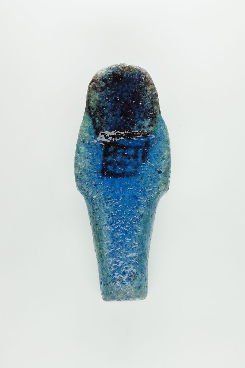 Worker Shabti of Nauny, Faience