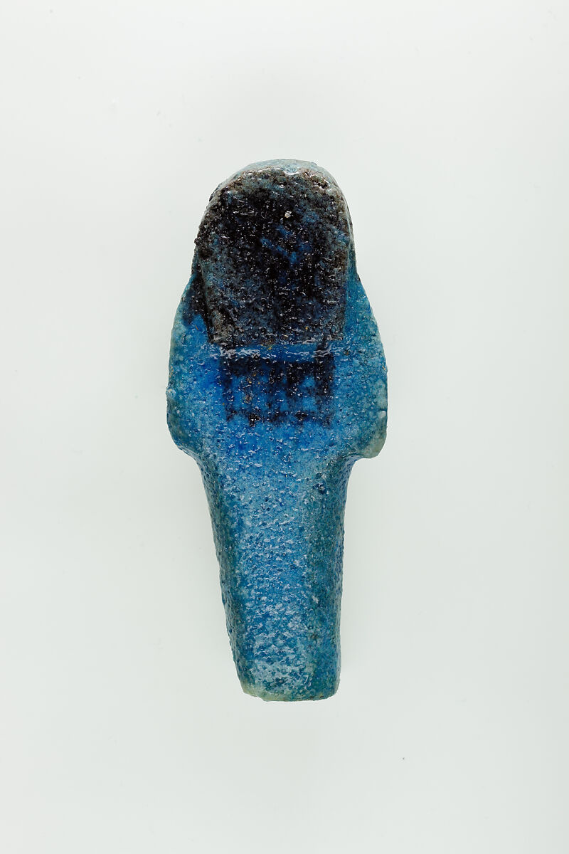 Worker Shabti of Nauny, Faience