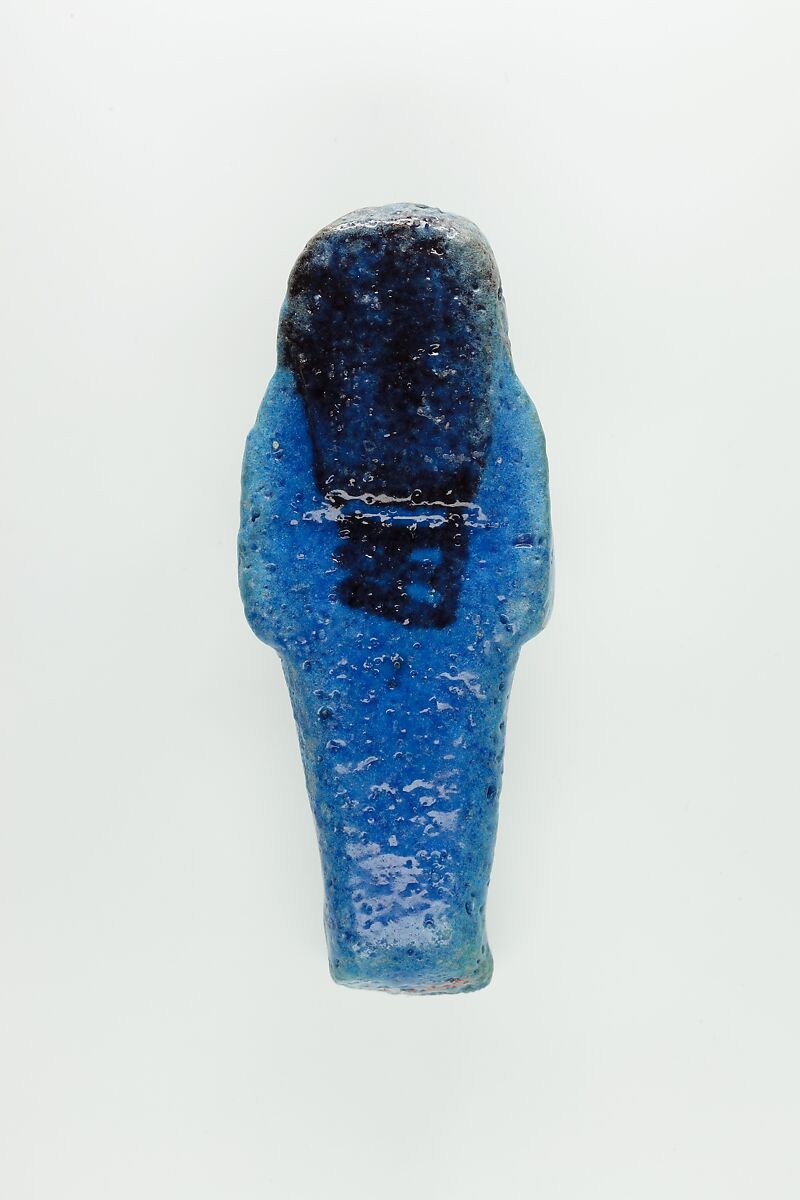 Worker Shabti of Nauny, Faience