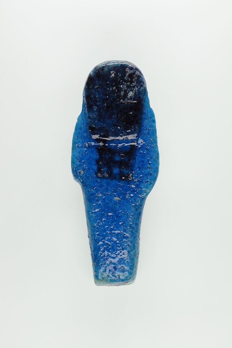 Worker Shabti of Nauny, Faience