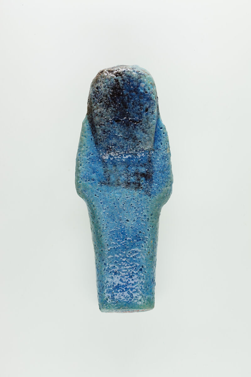 Worker Shabti of Nauny, Faience