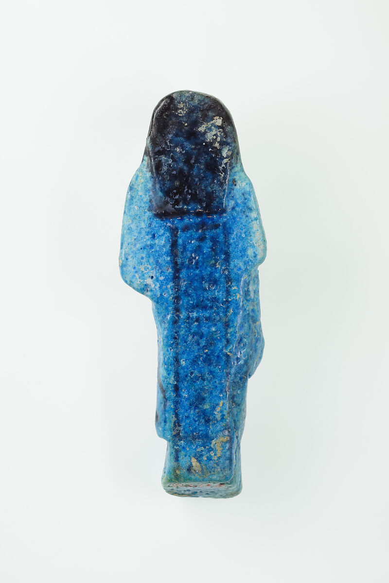 Overseer Shabti of Nauny, Faience