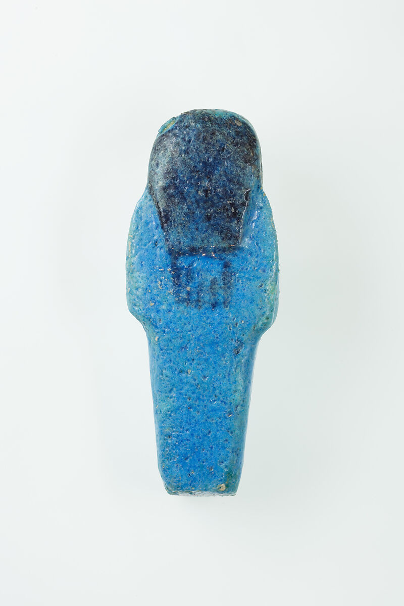 Worker Shabti of Nauny, Faience
