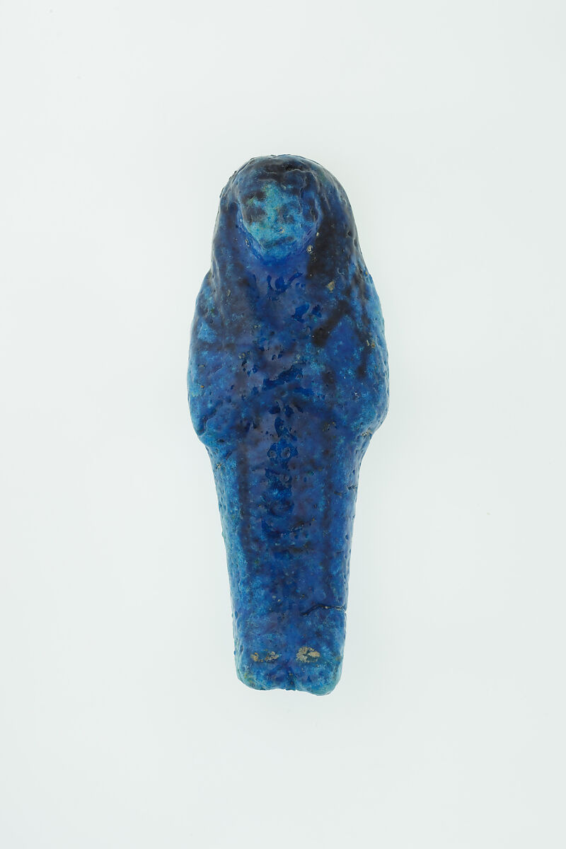 Worker Shabti of Nauny, Faience 