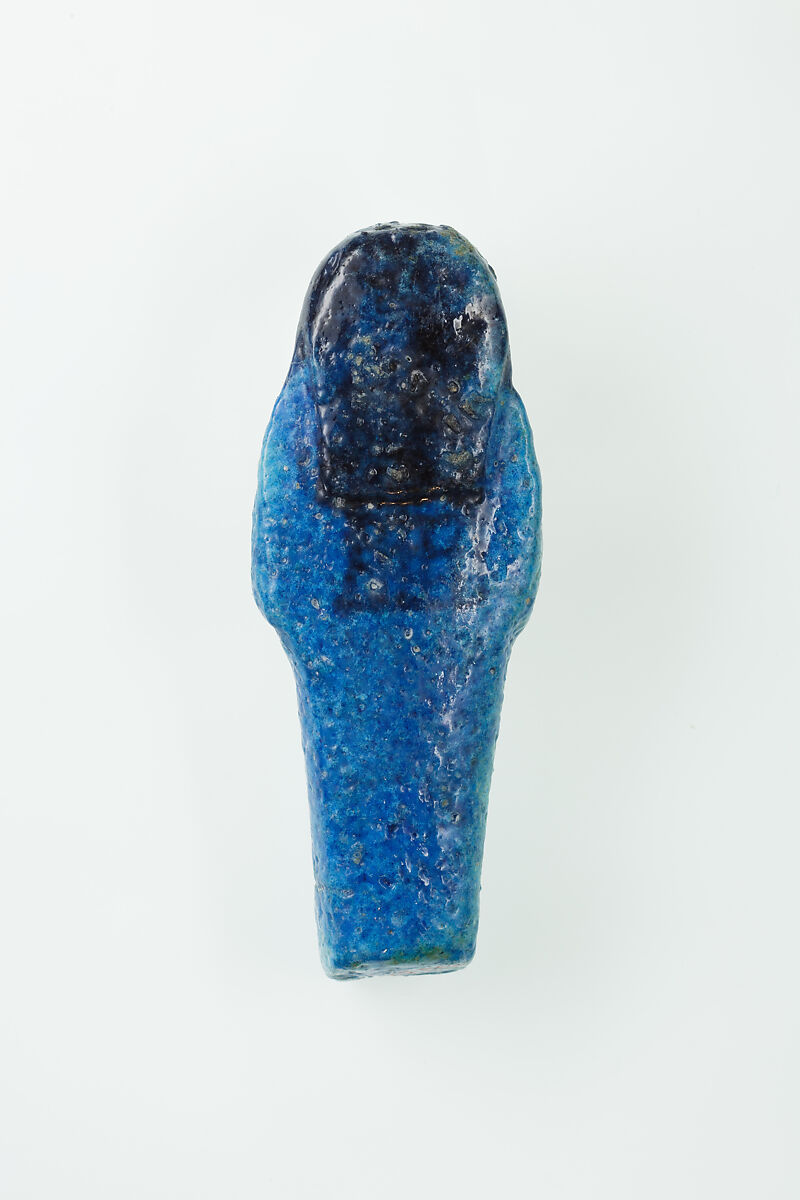 Worker Shabti of Nauny, Faience