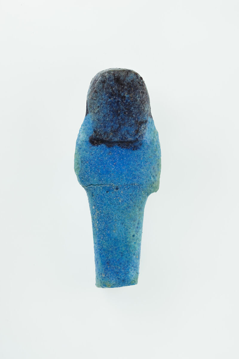 Worker Shabti of Nauny, Faience