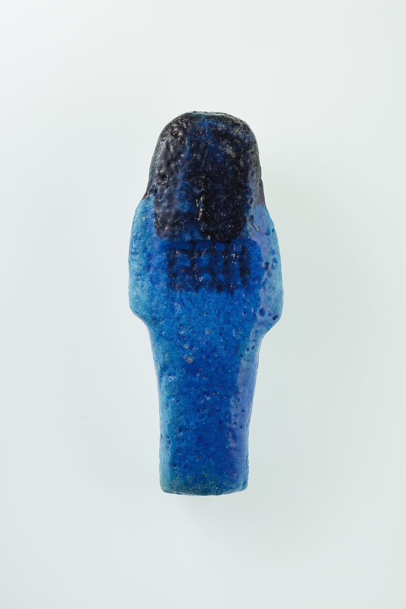 Worker Shabti of Nauny, Faience
