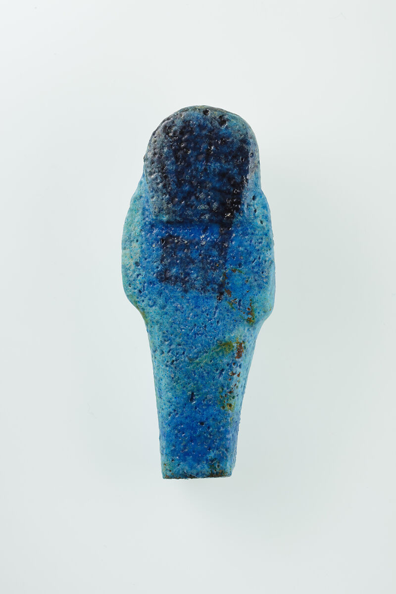 Worker Shabti of Nauny, Faience