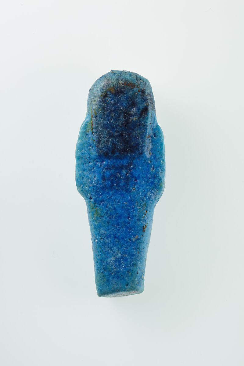 Worker Shabti of Nauny, Faience