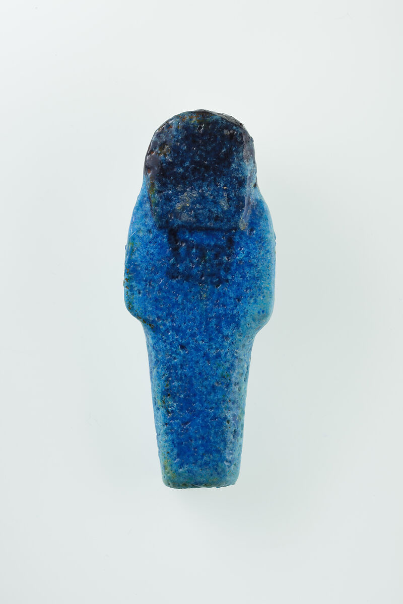 Worker Shabti of Nauny, Faience