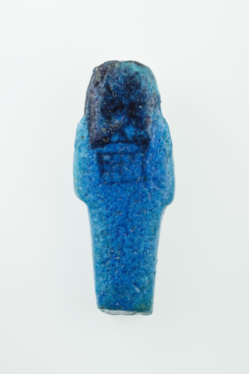 Worker Shabti of Nauny, Faience
