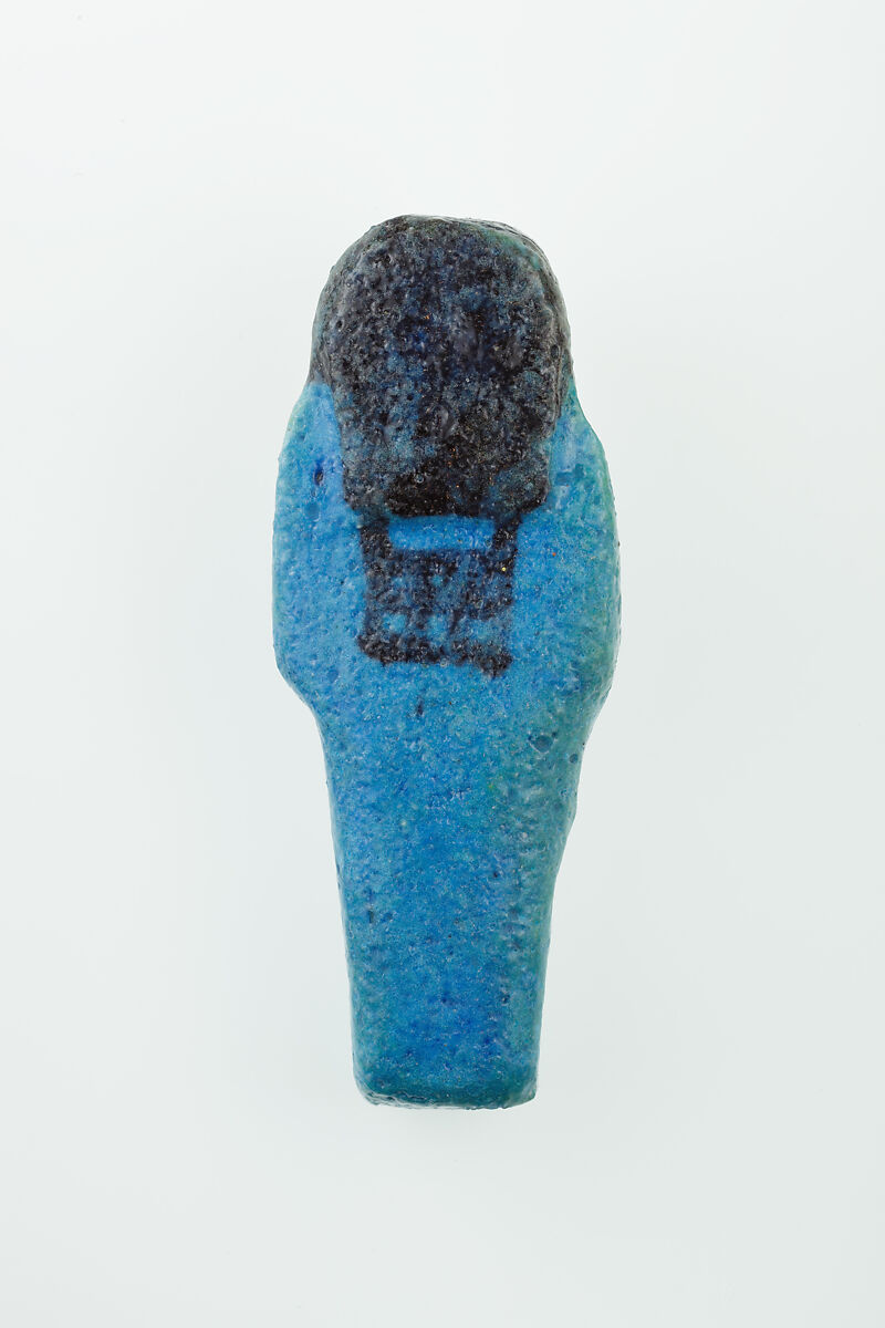 Worker Shabti of Nauny, Faience
