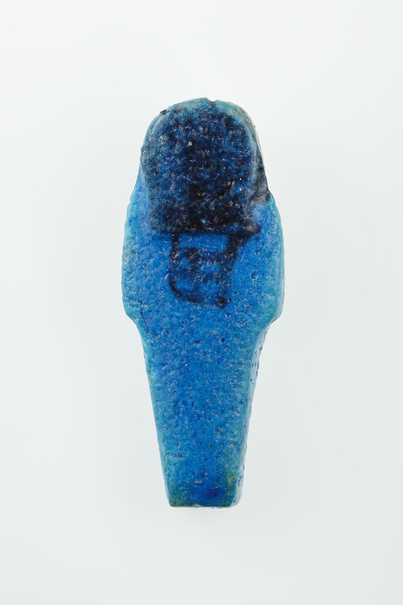 Worker Shabti of Nauny, Faience