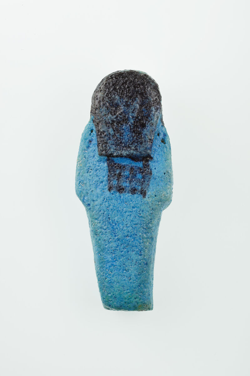 Worker Shabti of Nauny, Faience