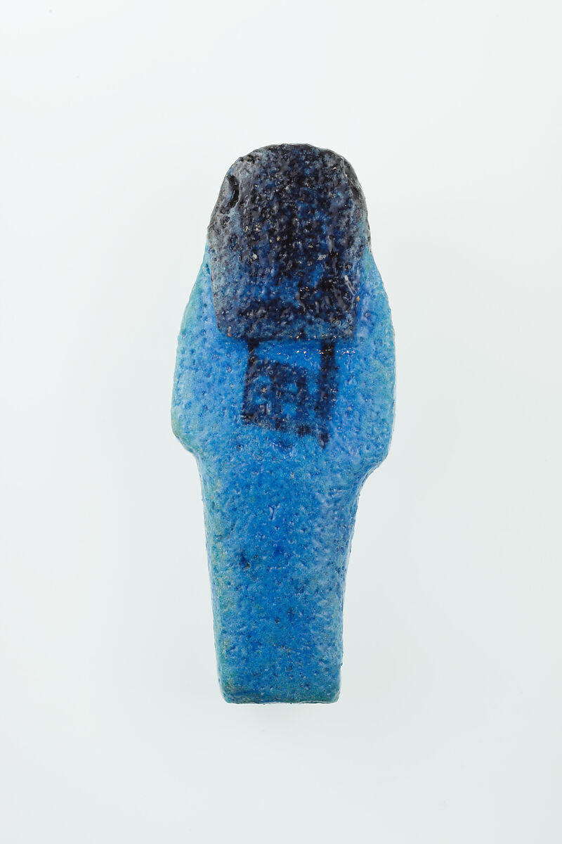 Worker Shabti of Nauny, Faience