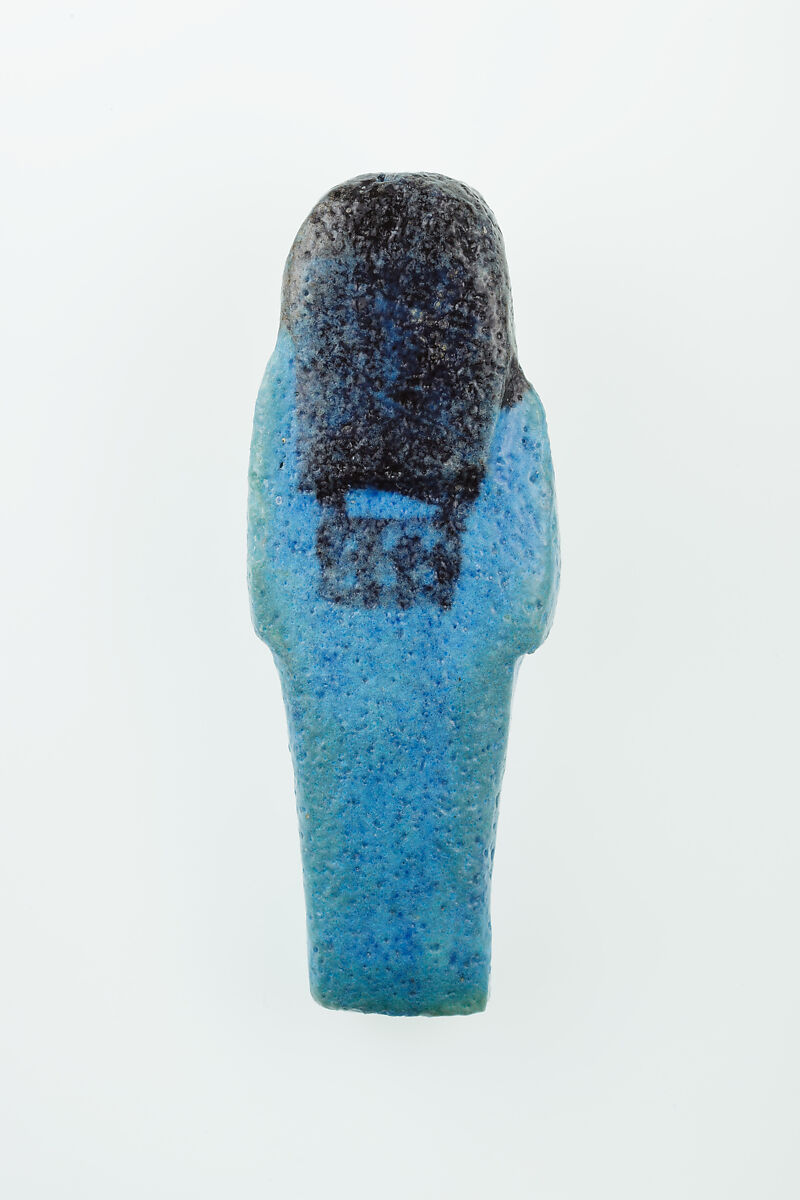 Worker Shabti of Nauny, Faience