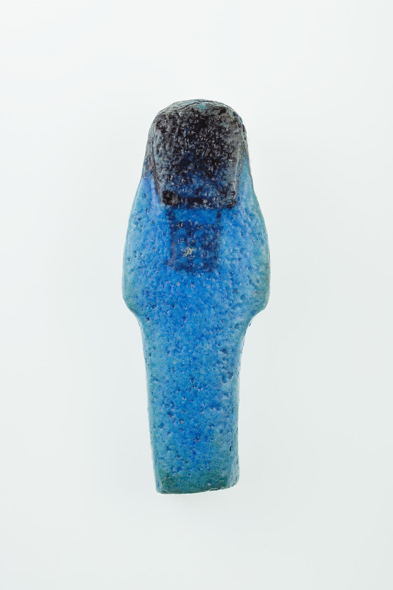Worker Shabti of Nauny, Faience